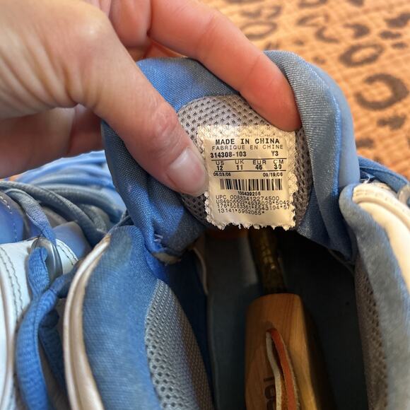 Air Jordan Nine Point Five Mens Size 12 University Blue Basketball Shoes Varsity - Picture 5 of 8